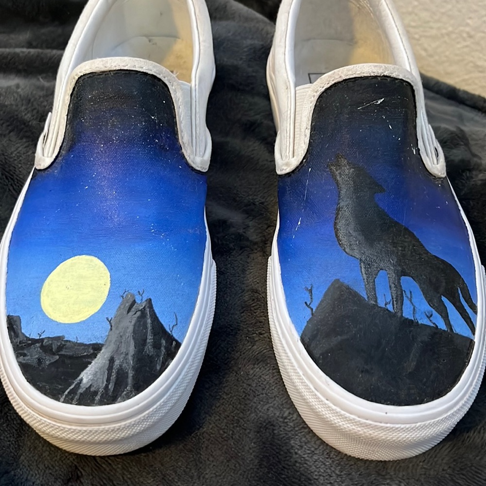 painted shoes